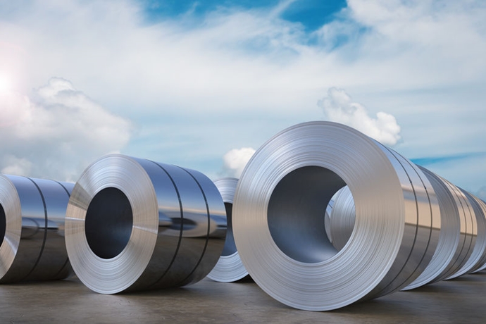 roll of steel sheet