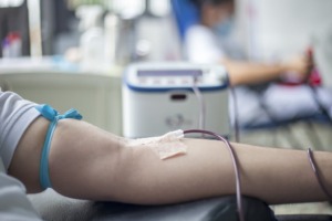 Person Donating Blood